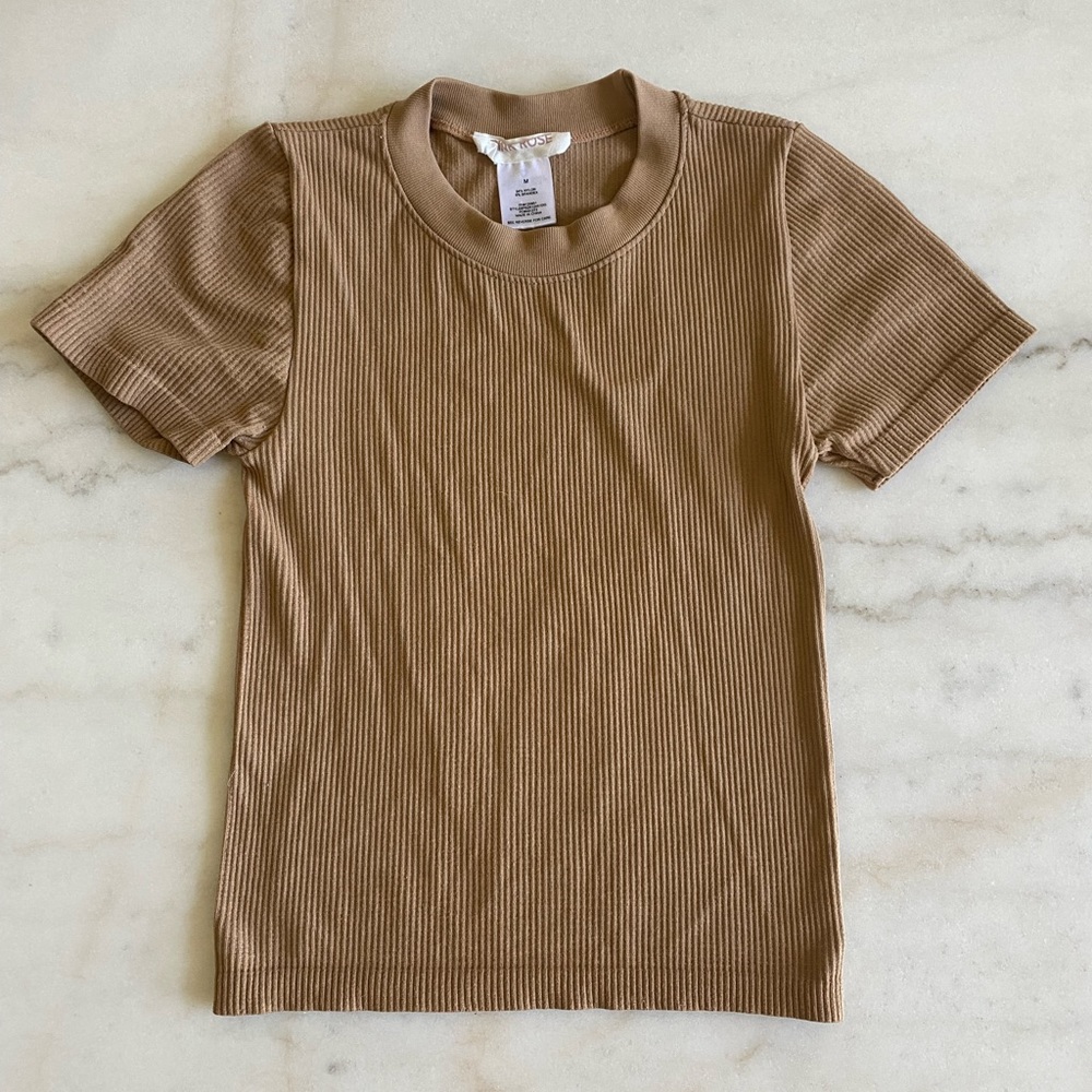 Pink Rose Basic Tee